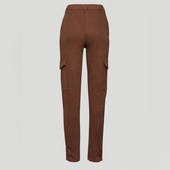 Aritzia Wilfred Free Modern high rise Cargo Pant in Gd Cognac size 4 - Picture 2 of 15